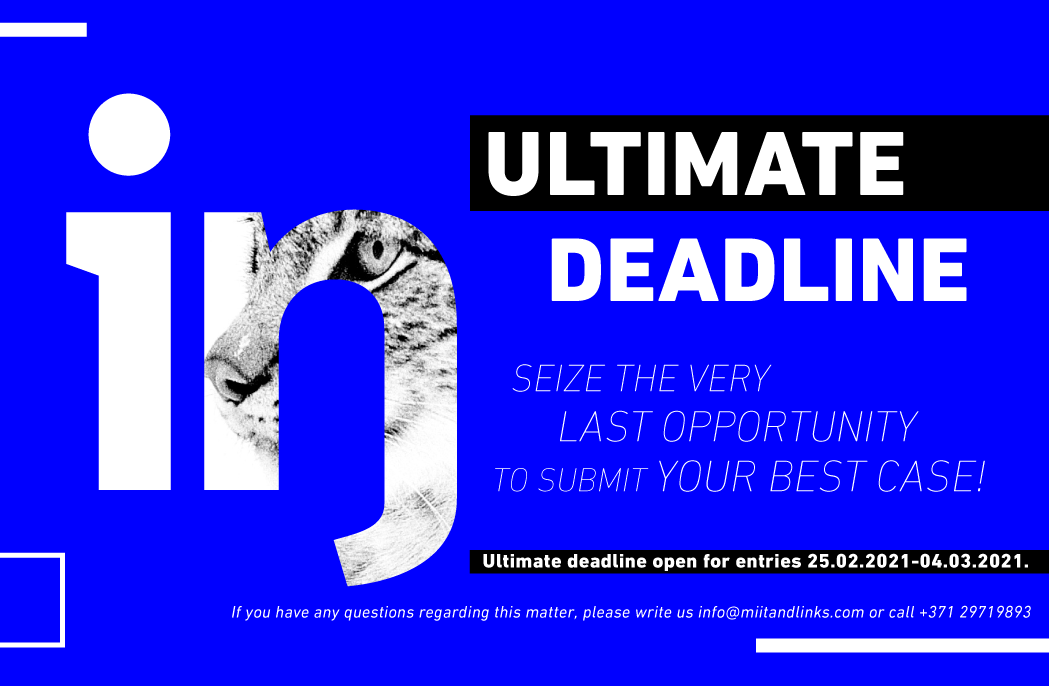 Last chance - The Ultimate Deadline is until 04.03.2021 4 PM EET