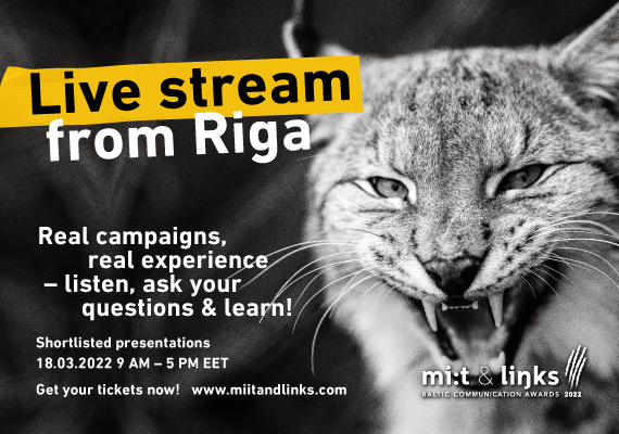 Tickets to Mi:t & Links shortlisted campaign presentations' livesteam are available now!